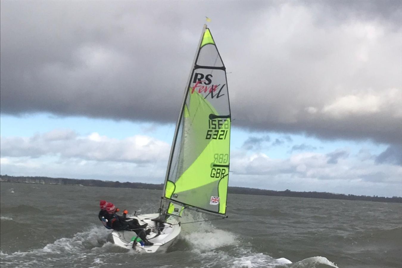 RS Feva Dinghy Sailing at the Royal Lymington Yacht Club Royal