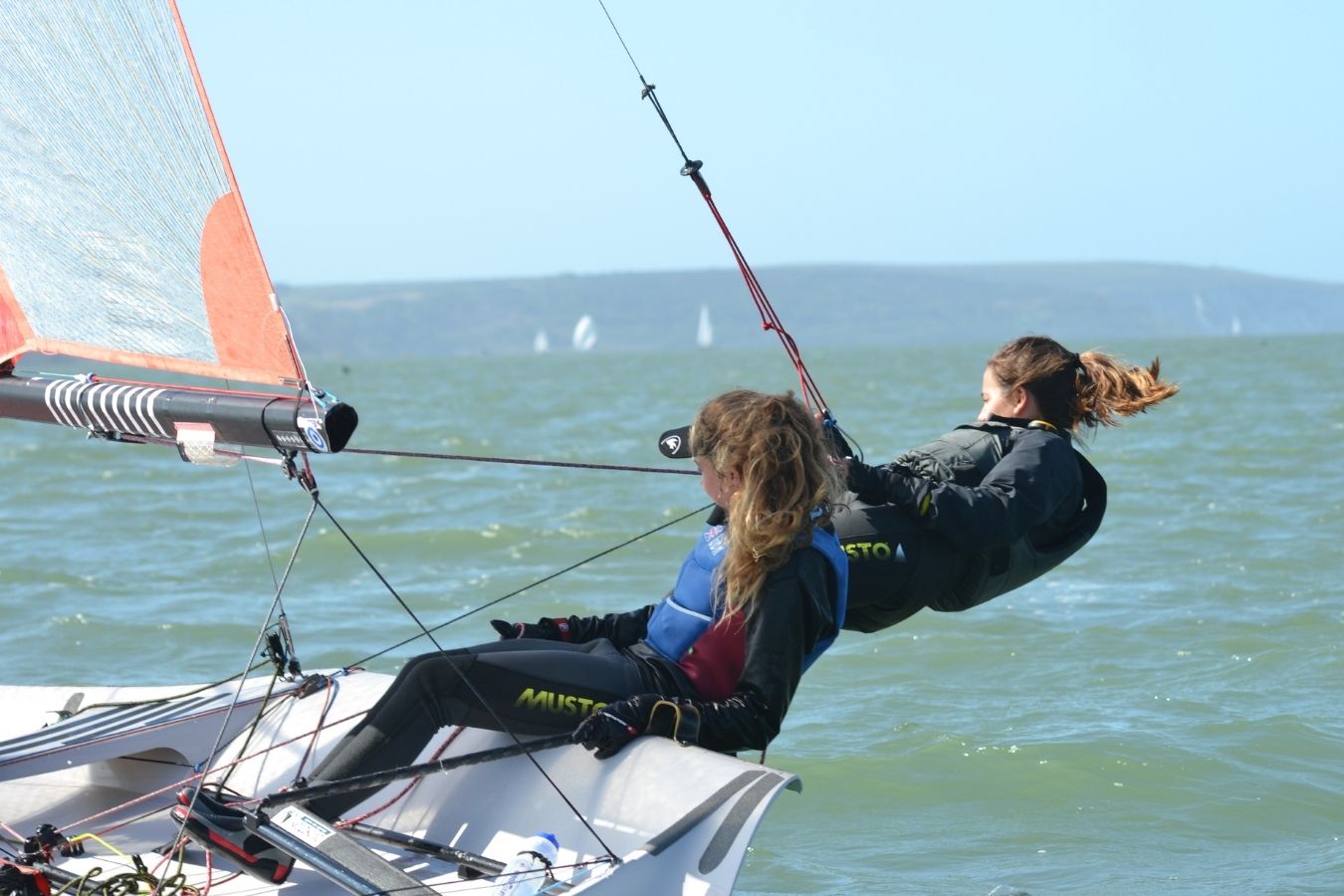 29er Dinghy Sailing at Royal Lymington Yacht Club Royal Lymington