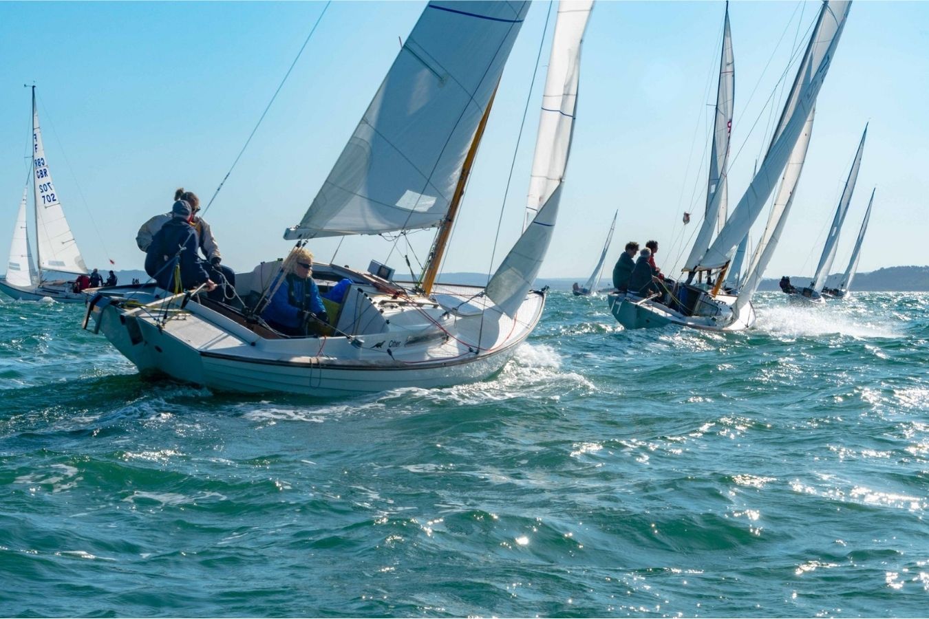 Nordic Folkboat Sailing at Royal Lymington Yacht Club Royal Lymington